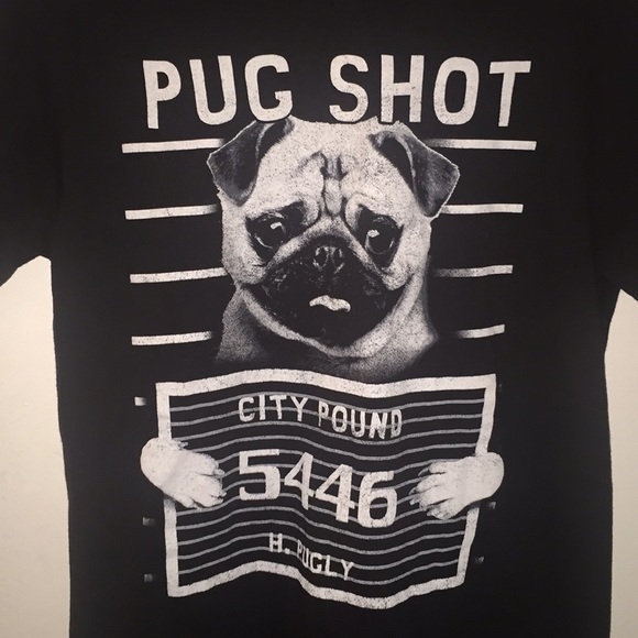Men's PUG SHOT tee shirt 🐶 - Picture 2 of 2
